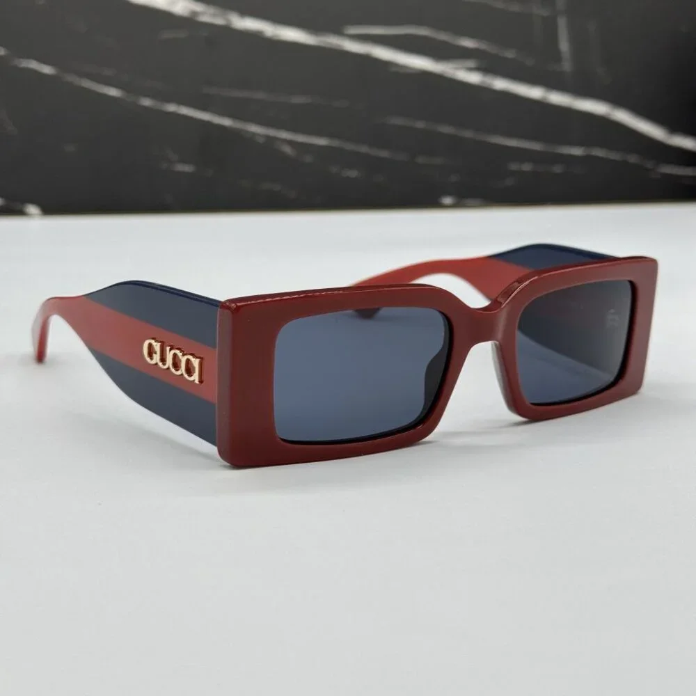 NEW GG1860S 003 GUCCI BURGUNDY/BLUE UNISEX GUCCI SUNGLASSES